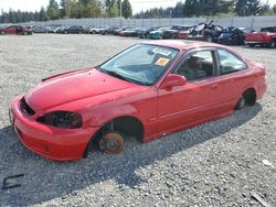 Honda salvage cars for sale: 1999 Honda Civic EX