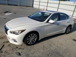 Salvage cars for sale at Antelope, CA auction: 2015 Infiniti Q50 Base