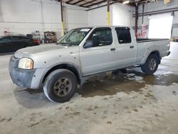 Salvage cars for sale at Jacksonville, FL auction: 2002 Nissan Frontier Crew Cab XE