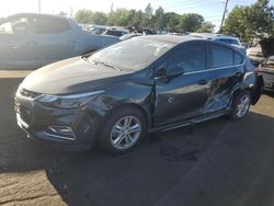 Chevrolet salvage cars for sale: 2017 Chevrolet Cruze LT