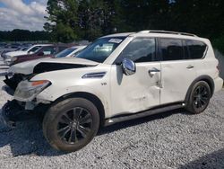 Salvage cars for sale at Fairburn, GA auction: 2017 Nissan Armada SV