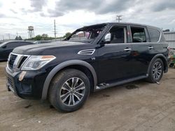 Salvage cars for sale at Chicago Heights, IL auction: 2019 Nissan Armada SV