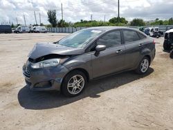 Ford salvage cars for sale: 2018 Ford Fiesta SE