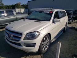 Salvage cars for sale at Spartanburg, SC auction: 2013 Mercedes-Benz GL 450 4matic