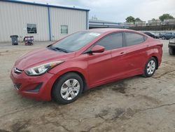 Salvage cars for sale at Tulsa, OK auction: 2016 Hyundai Elantra SE