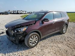 Salvage cars for sale at Temple, TX auction: 2017 KIA Sorento LX