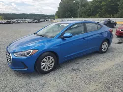 Salvage cars for sale at Concord, NC auction: 2017 Hyundai Elantra SE