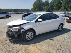 Salvage cars for sale at Concord, NC auction: 2015 Toyota Corolla L