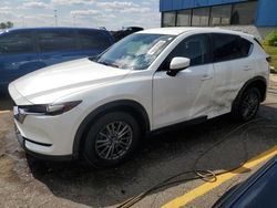 Salvage cars for sale at Woodhaven, MI auction: 2017 Mazda CX-5 Touring