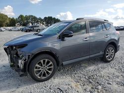 Salvage cars for sale at Loganville, GA auction: 2018 Toyota Rav4 HV Limited