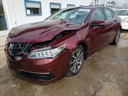 Salvage cars for sale at Pekin, IL auction: 2015 Acura TLX Tech