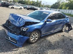 Salvage cars for sale from Copart Arcadia, FL: 2017 Volkswagen Passat S