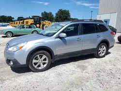 Salvage cars for sale at Apopka, FL auction: 2013 Subaru Outback 2.5I Limited