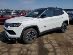 Salvage cars for sale at Woodhaven, MI auction: 2023 Jeep Compass Limited