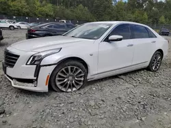 Cadillac CT6 salvage cars for sale: 2018 Cadillac CT6 Luxury