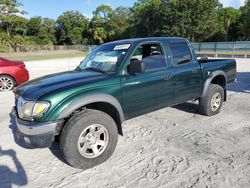 Toyota Tacoma salvage cars for sale: 2002 Toyota Tacoma Double Cab Prerunner