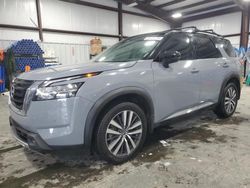 Salvage cars for sale at Harleyville, SC auction: 2022 Nissan Pathfinder Platinum