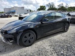 Salvage cars for sale at Opa Locka, FL auction: 2021 Tesla Model 3