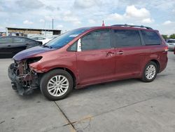 Toyota salvage cars for sale: 2013 Toyota Sienna XLE