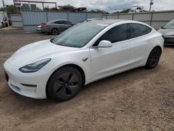 Salvage cars for sale at Kapolei, HI auction: 2018 Tesla Model 3