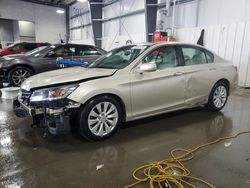 Salvage cars for sale at Ham Lake, MN auction: 2015 Honda Accord EXL