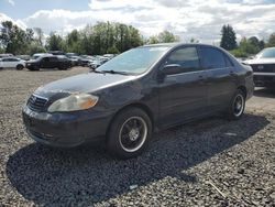 Salvage cars for sale at Portland, OR auction: 2005 Toyota Corolla CE