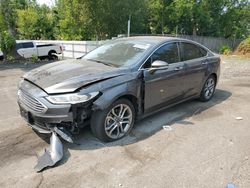 Salvage cars for sale at Portland, OR auction: 2017 Ford Fusion SE