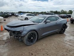 Salvage cars for sale at Houston, TX auction: 2022 Chevrolet Camaro LS