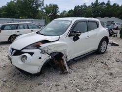 Salvage cars for sale at West Warren, MA auction: 2015 Nissan Juke S