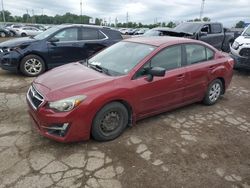 Salvage cars for sale at Woodhaven, MI auction: 2015 Subaru Impreza