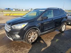 Salvage cars for sale at Woodhaven, MI auction: 2018 Ford Escape SE