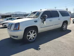 Salvage cars for sale at Sun Valley, CA auction: 2010 Cadillac Escalade ESV Premium