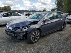 Honda salvage cars for sale: 2017 Honda Accord EXL