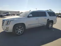 Salvage cars for sale at Wilmer, TX auction: 2018 Cadillac Escalade ESV Luxury