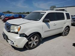 Salvage cars for sale from Copart Kansas City, KS: 2012 Honda Pilot Touring