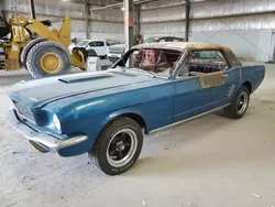 Salvage cars for sale at Des Moines, IA auction: 1966 Ford Mustang