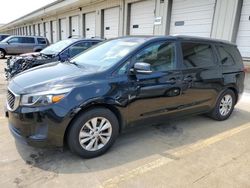 Salvage cars for sale at Louisville, KY auction: 2016 KIA Sedona LX