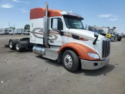 Salvage trucks for sale at Bakersfield, CA auction: 2016 Peterbilt 579