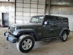 Salvage cars for sale at Des Moines, IA auction: 2015 Jeep Wrangler Unlimited Sport