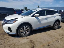 Salvage cars for sale at Woodhaven, MI auction: 2019 Nissan Murano S