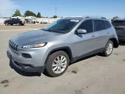 Jeep salvage cars for sale: 2015 Jeep Cherokee Limited