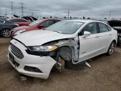 Salvage cars for sale at Elgin, IL auction: 2016 Ford Fusion Titanium HEV