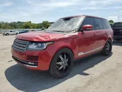 Salvage cars for sale at Lebanon, TN auction: 2016 Land Rover Range Rover HSE