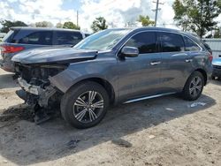 Salvage cars for sale at Riverview, FL auction: 2018 Acura MDX