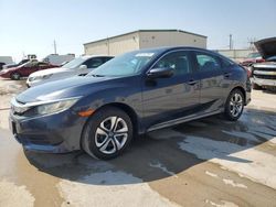 Salvage cars for sale from Copart Haslet, TX: 2016 Honda Civic LX