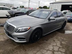 Salvage cars for sale at Chicago Heights, IL auction: 2015 Mercedes-Benz S 550 4matic