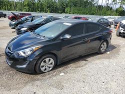 Flood-damaged cars for sale at auction: 2016 Hyundai Elantra SE