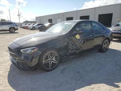 Mercedes-Benz salvage cars for sale: 2024 Mercedes-Benz C 300 4matic