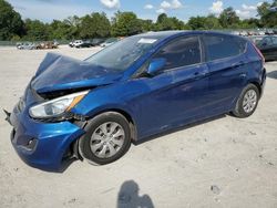 Salvage cars for sale at Madisonville, TN auction: 2015 Hyundai Accent GS