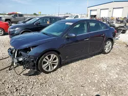 Chevrolet salvage cars for sale: 2014 Chevrolet Cruze LTZ